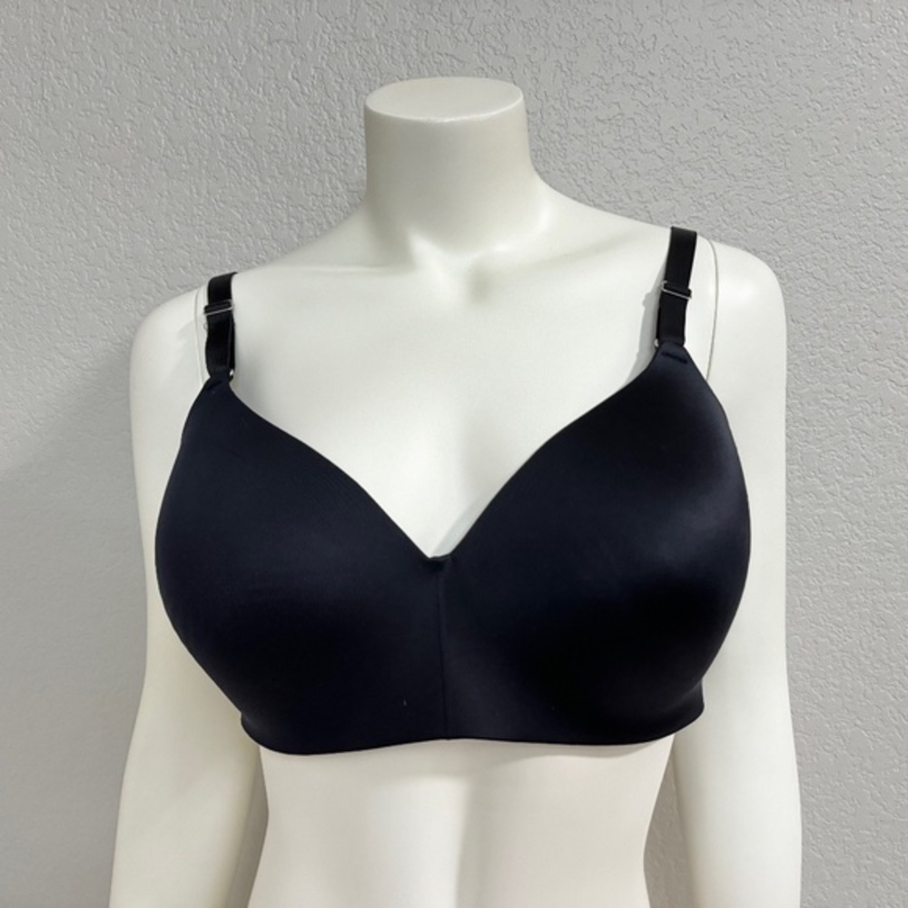 Soma Vanishing Back Wireless Black Bra